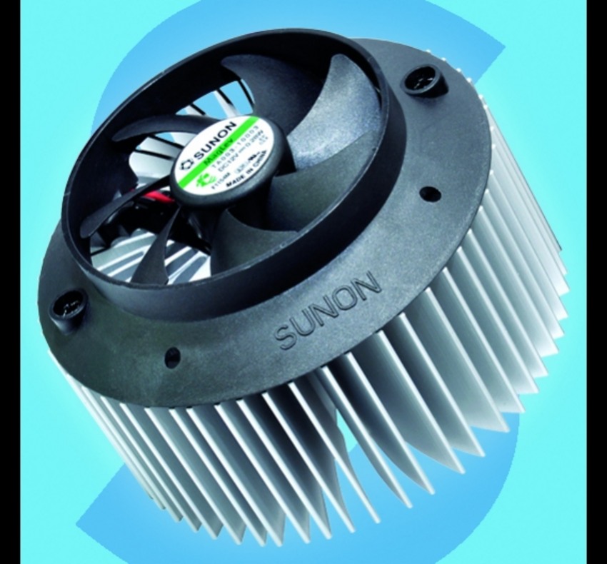 LED-Kühler: Kühlkörper und Lüfter in einem Gehäuse integriert – E ...